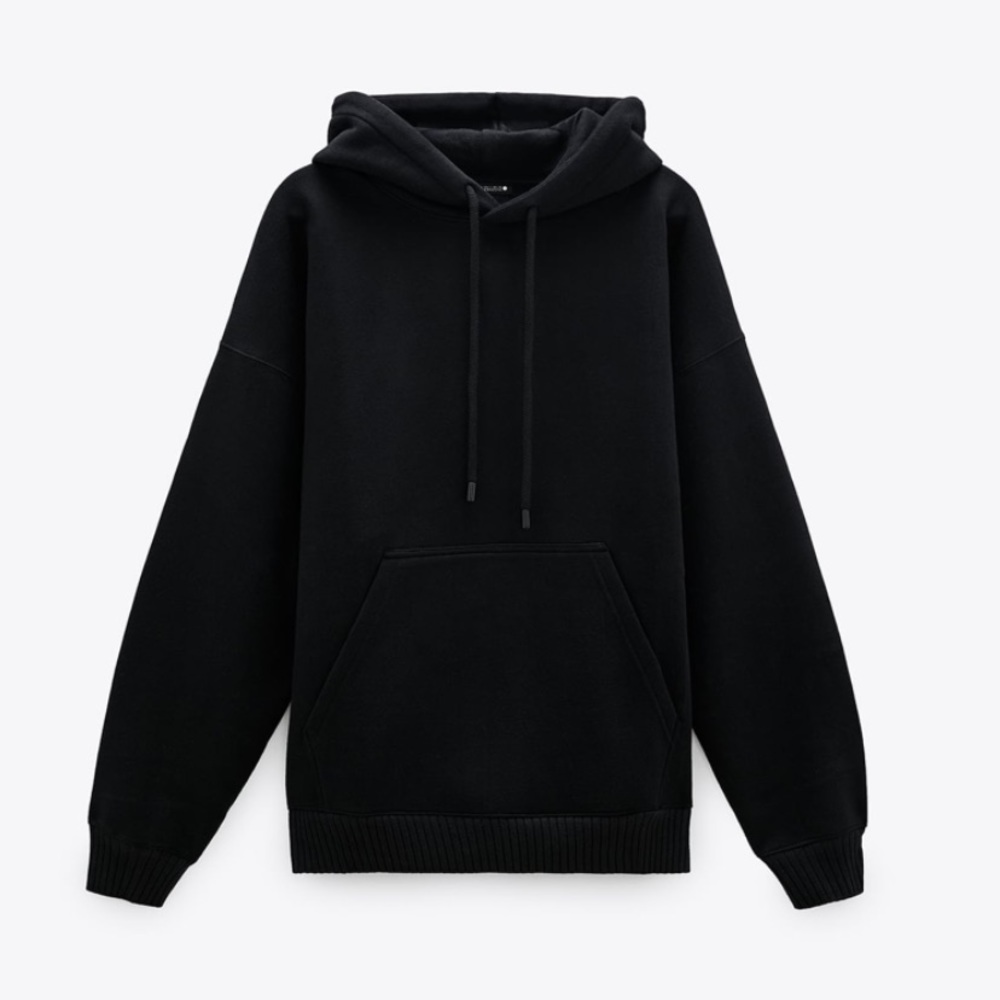 ZARA oversized hooded sweatshirt